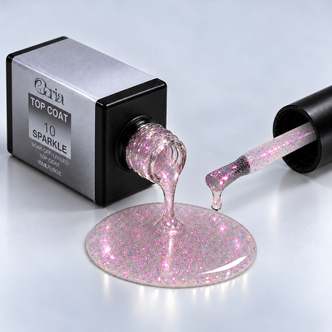 Top Coat Glitter 15ml 10