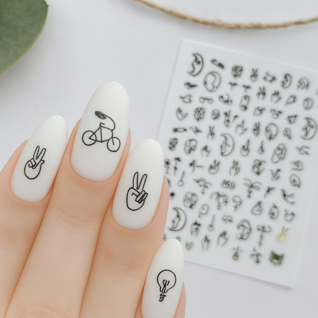 Sticker Unghii Face 899