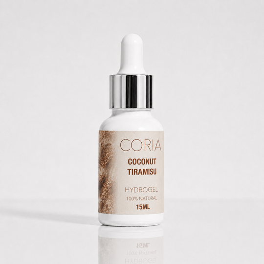 Hydrogel pentru cuticule Coconut Tiramisu Coria, flacon 15 ml cu pipetă