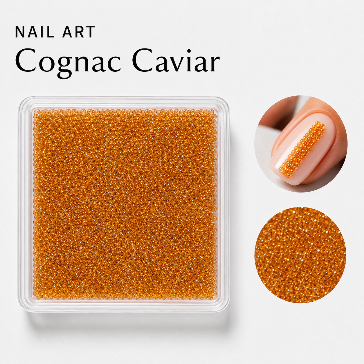 Image of Nail Art Cognac Caviar