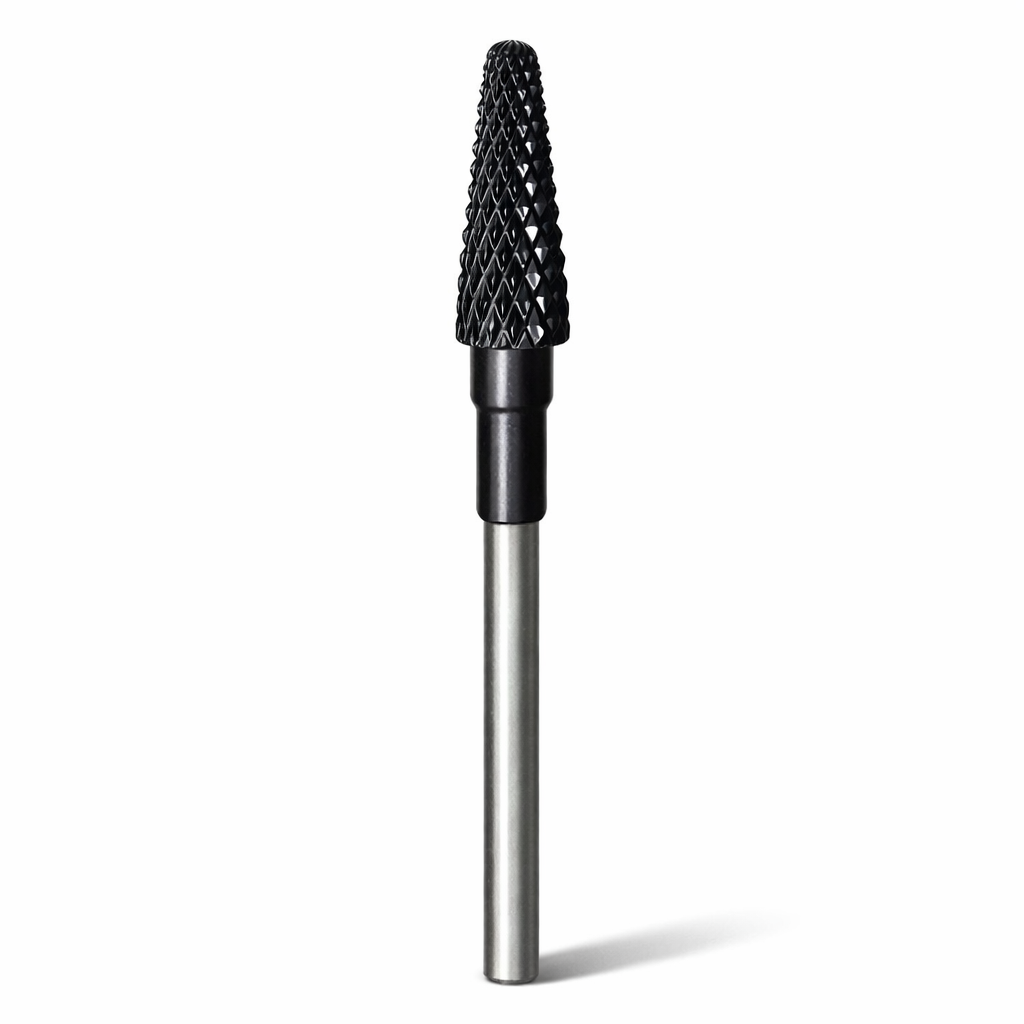 Image of Bit Freza Carbid Con Subtire Mic Negru Varf Rotunjit NOLE