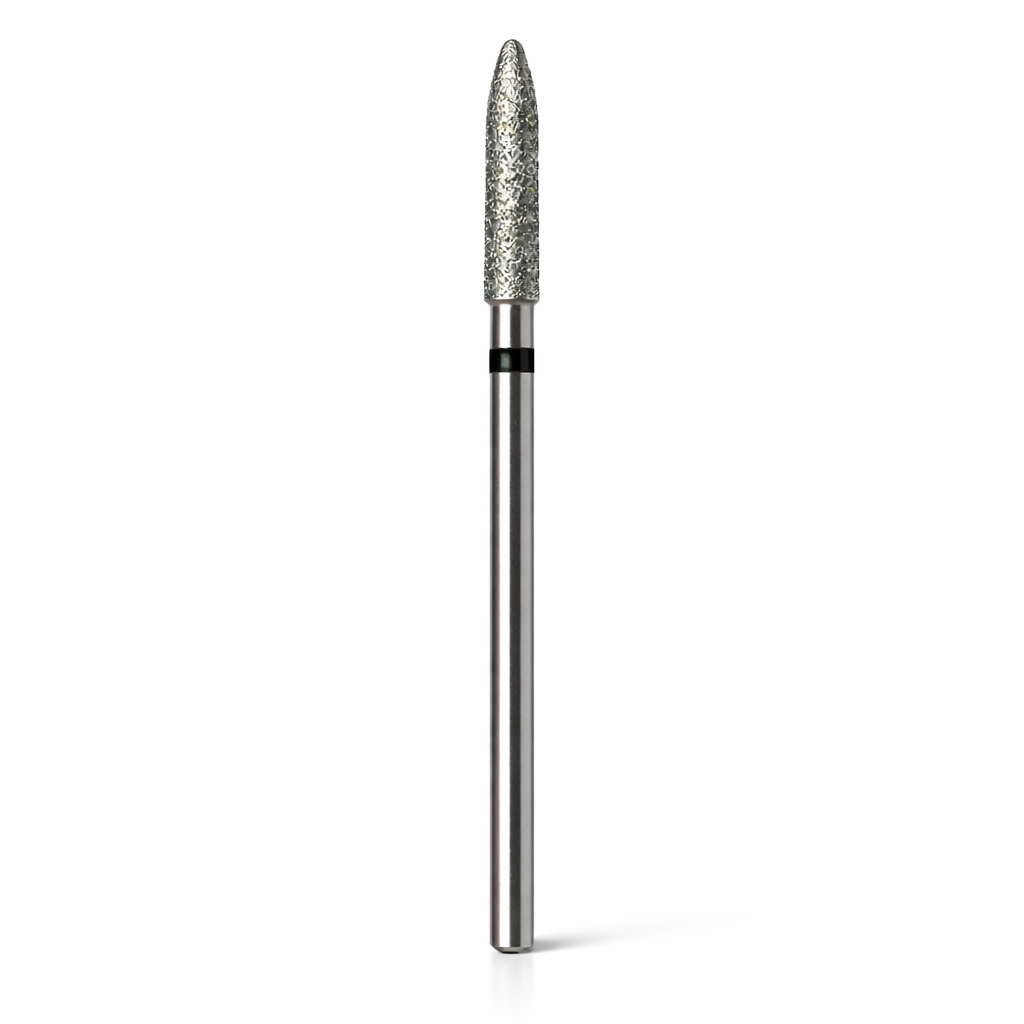 Image of Bit cilindru subtire negru, pentru cuticula 3.5mm VART