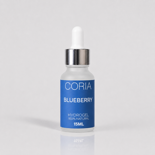 Hydrogel pentru cuticule Blueberry Coria, flacon 15 ml cu pipetă