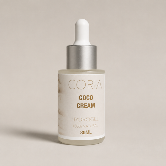 Hydrogel pentru cuticule Coco Cream Coria, flacon 30 ml cu pipetă