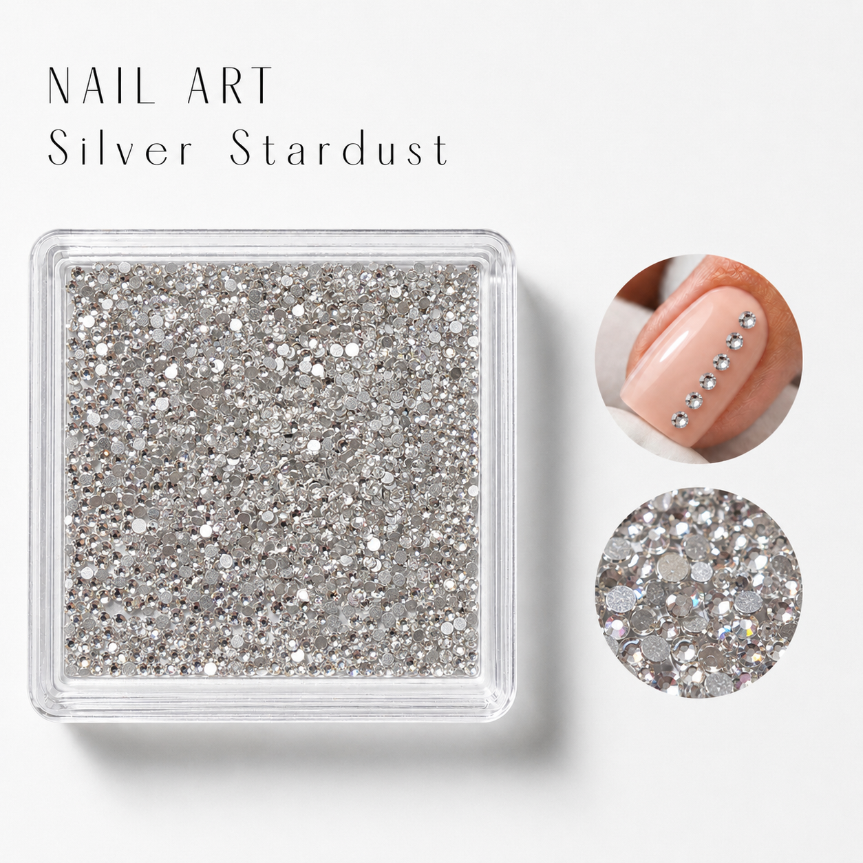 Image of Nail Art Silver Stardust