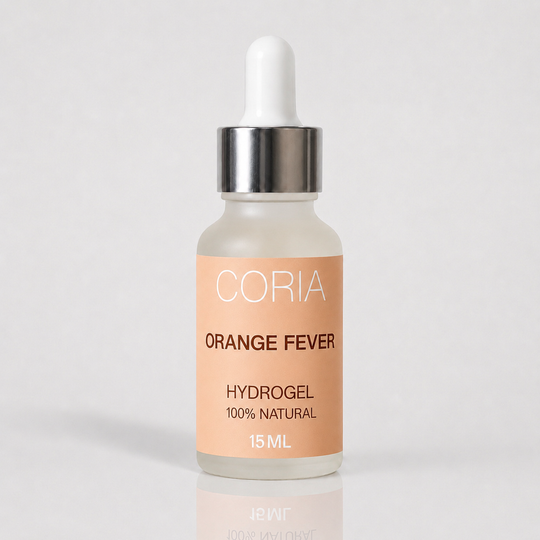 Hydrogel pentru cuticule Orange Fever Coria, flacon 15 ml cu pipetă