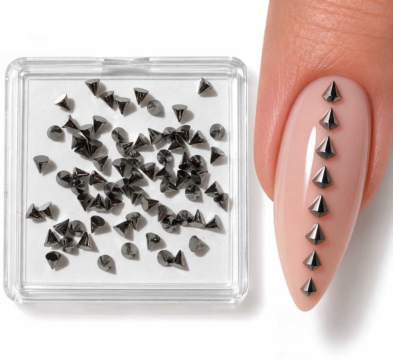 Image of Nail Art Charm Tinte Inox Black 03