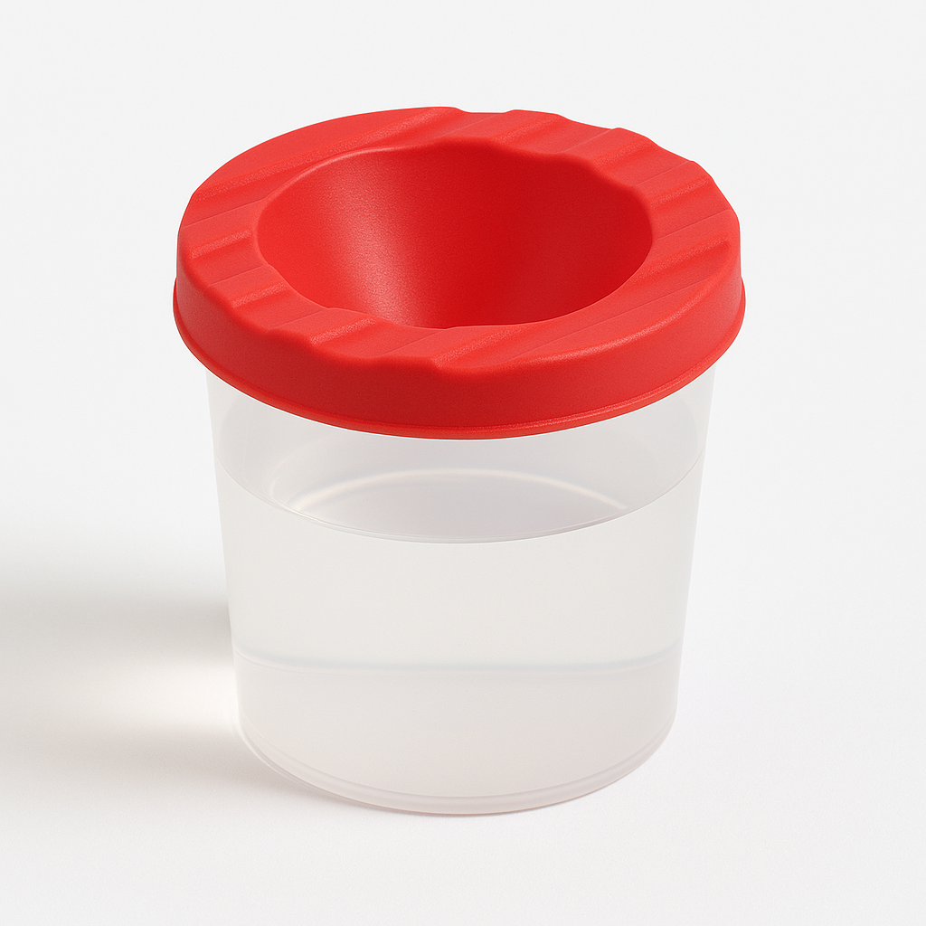 Pahar pentru curatare pensule Red