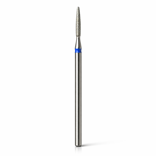 Bit freză diamantat flacără 1,6 mm DALF, inel albastru