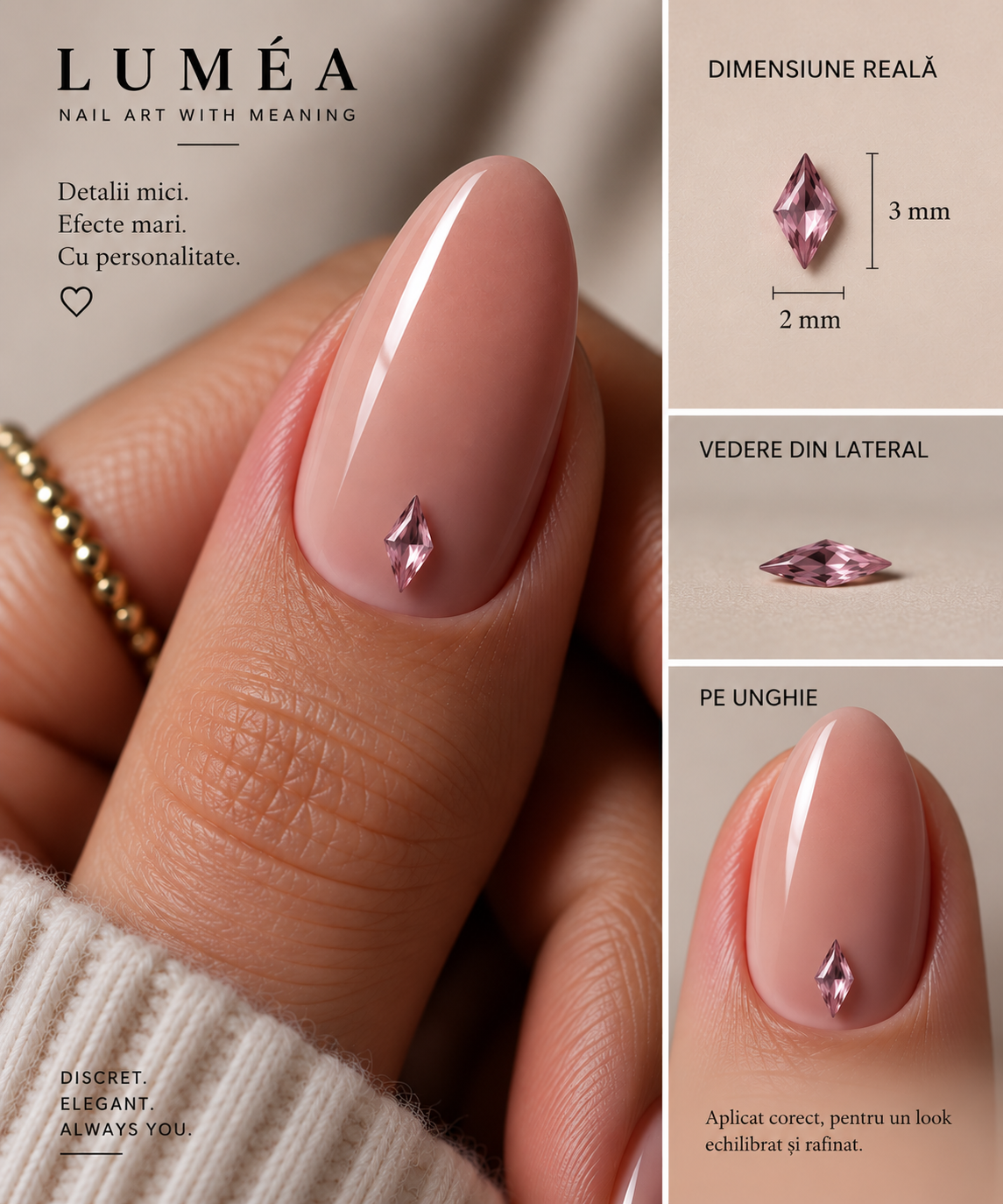 Image of Decor Nail Art Lumèa Sera Midi
