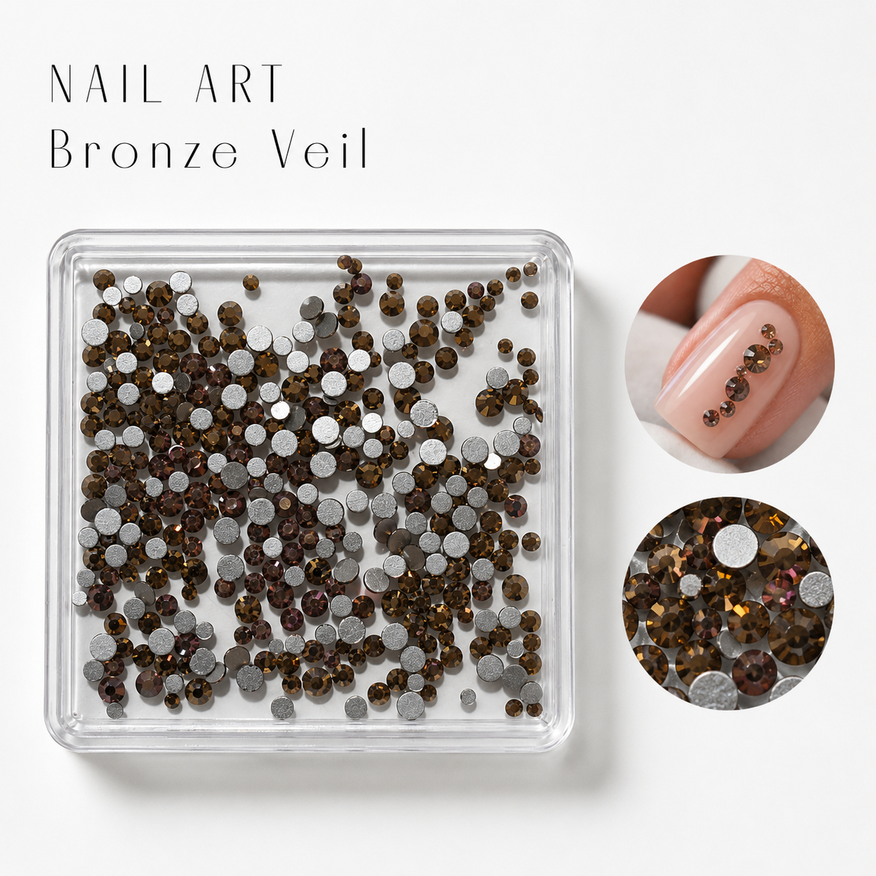 Image of Nail Art Bronze Veil