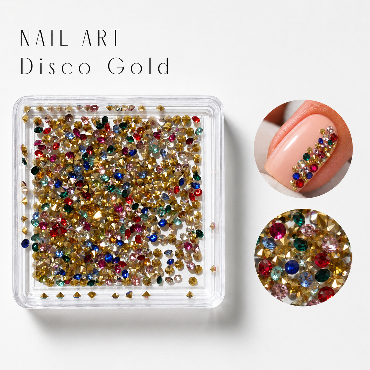 Image of Nail Art Disco Gold