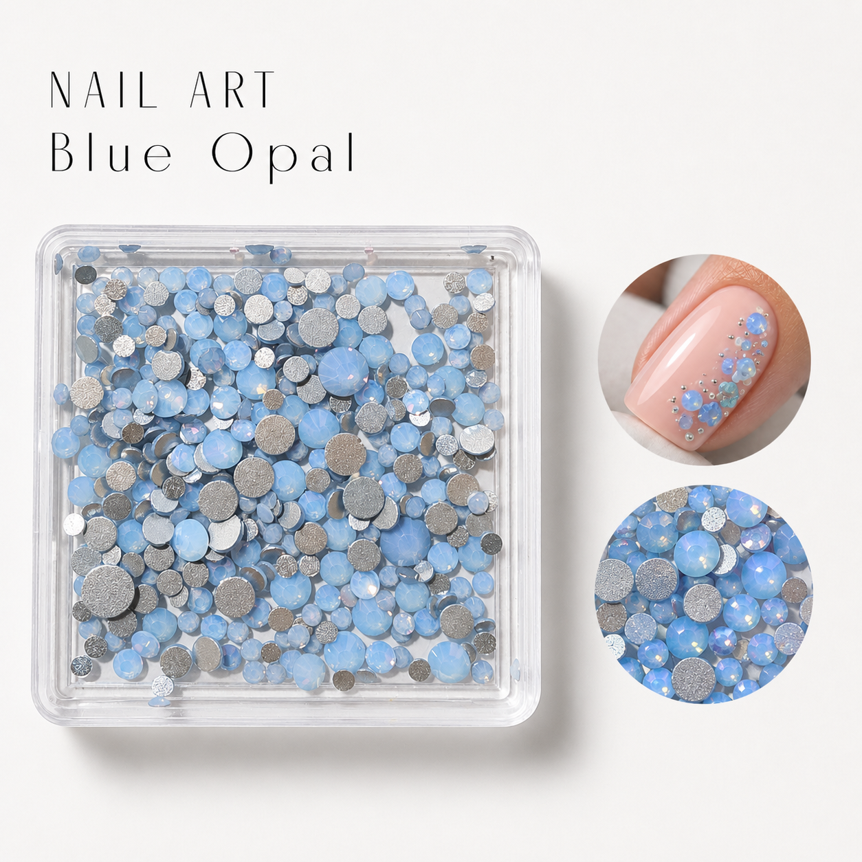 Image of Nail Art Blue Opal