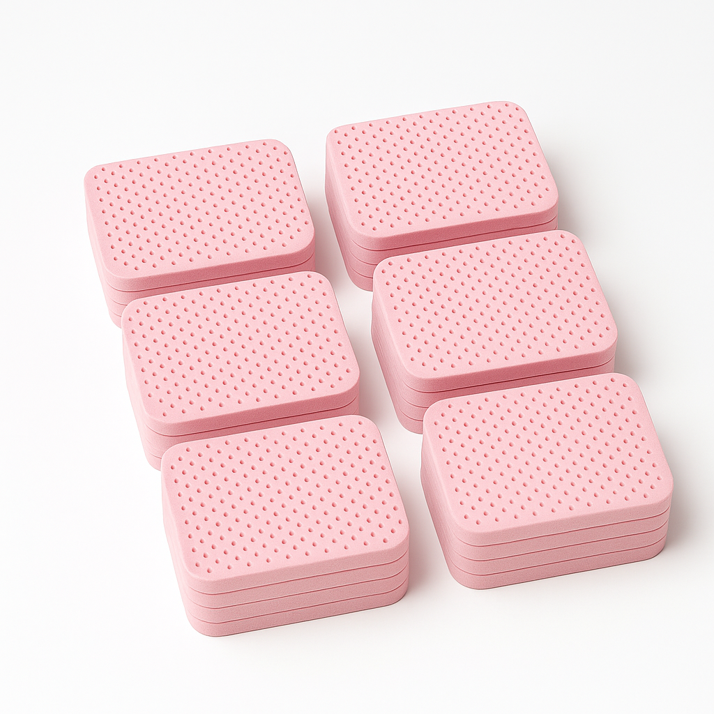 Image of Servetele Pentru Manichiura Perforate Pink