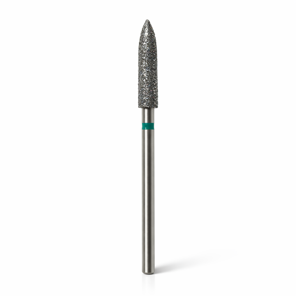 Image of Bit Freza cilindru subtire albastru  pentru cuticula 3.5mm SALO