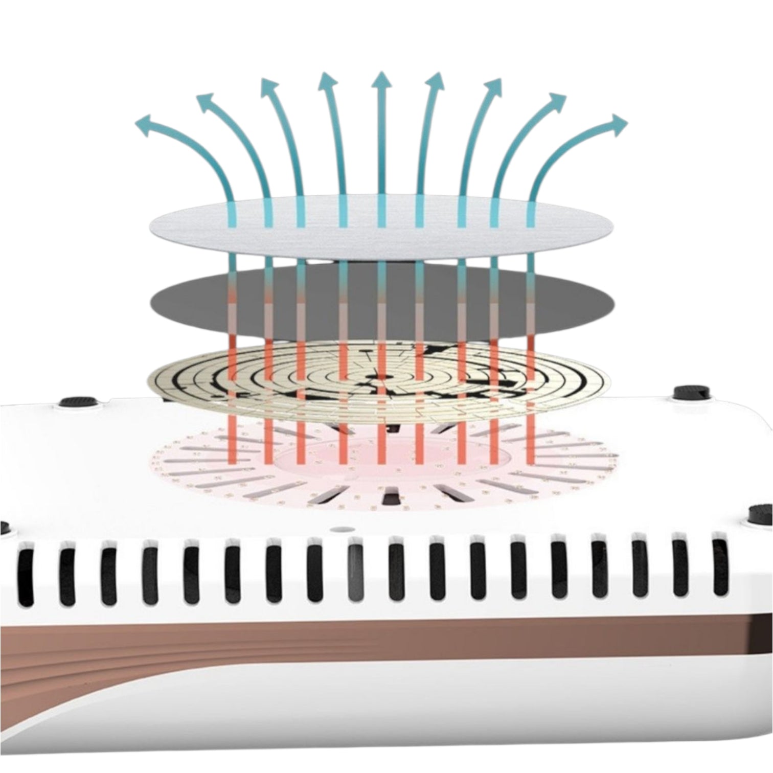 Image of Aspirator Colector Praf Profesional de  Unghii, 85W Silver