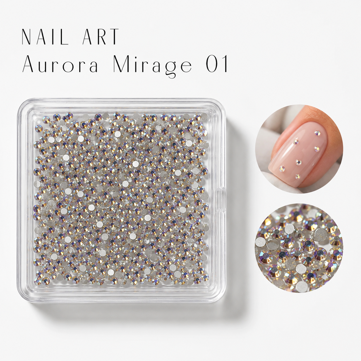 Image of Nail Art Aurora Mirage 01