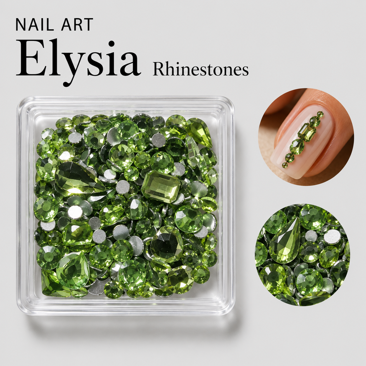 Image of Nail Art Elysia Rhinestone
