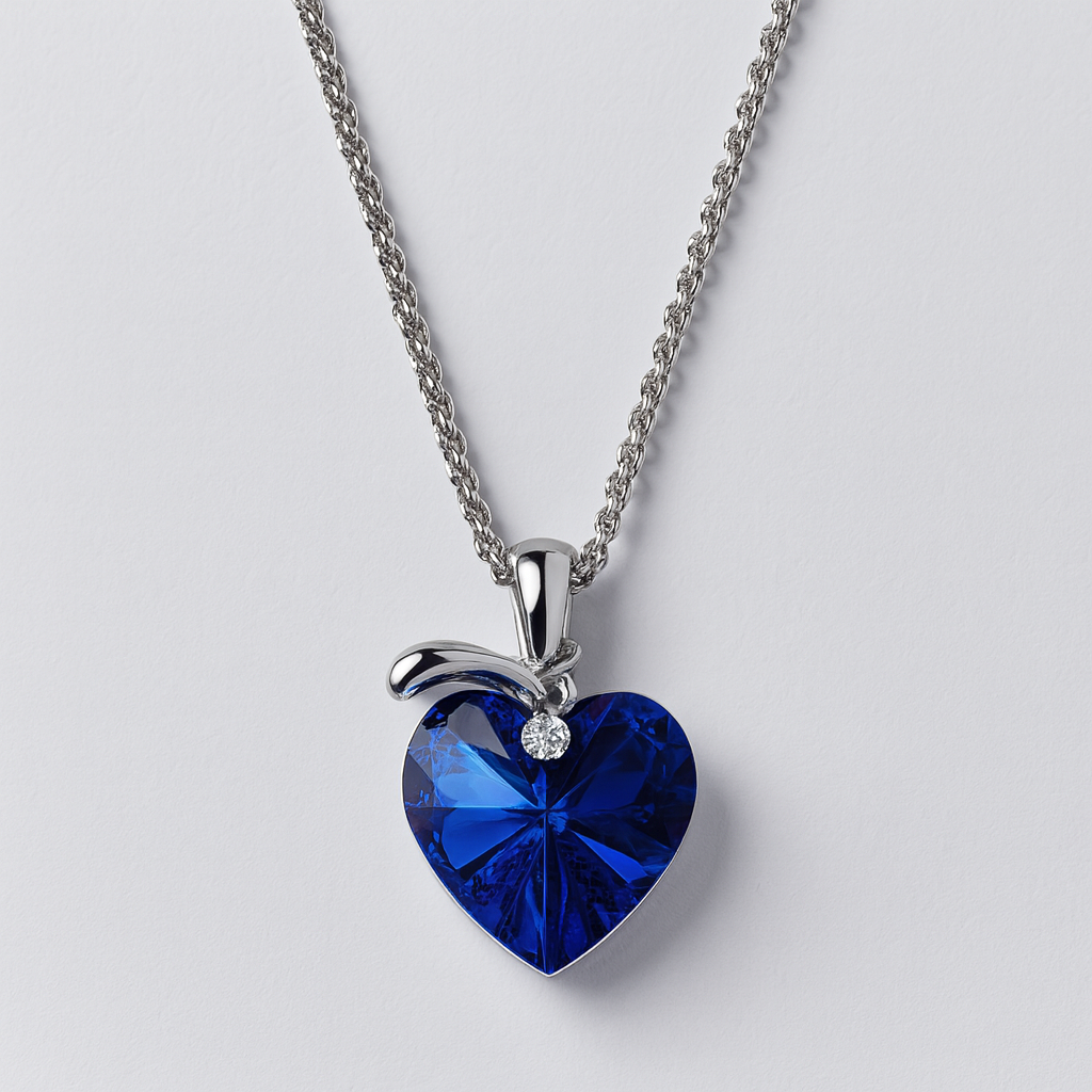Colier Heart Blue