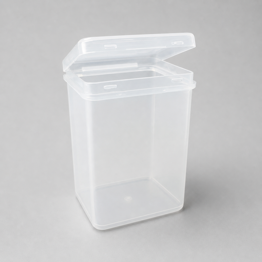 Cutie organizatoare transparentă cu capac 6 x 8 cm RES