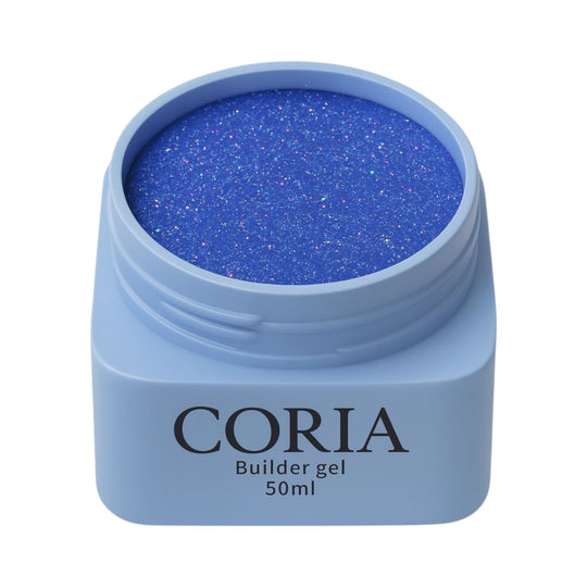 Builder Gel Stellar Shine 053 Coria – borcan 50 ml cu gel albastru