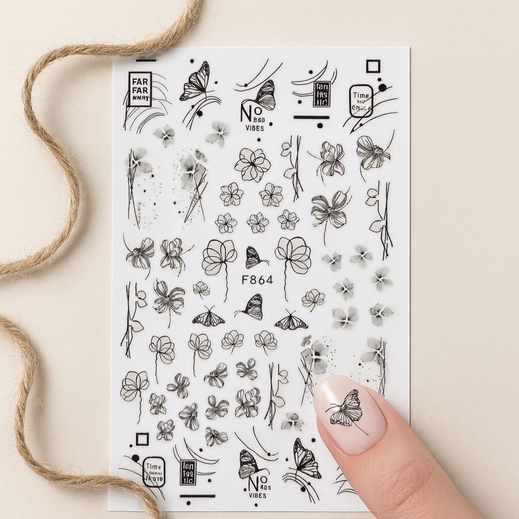 Sticker Unghii Ultra Fin 864