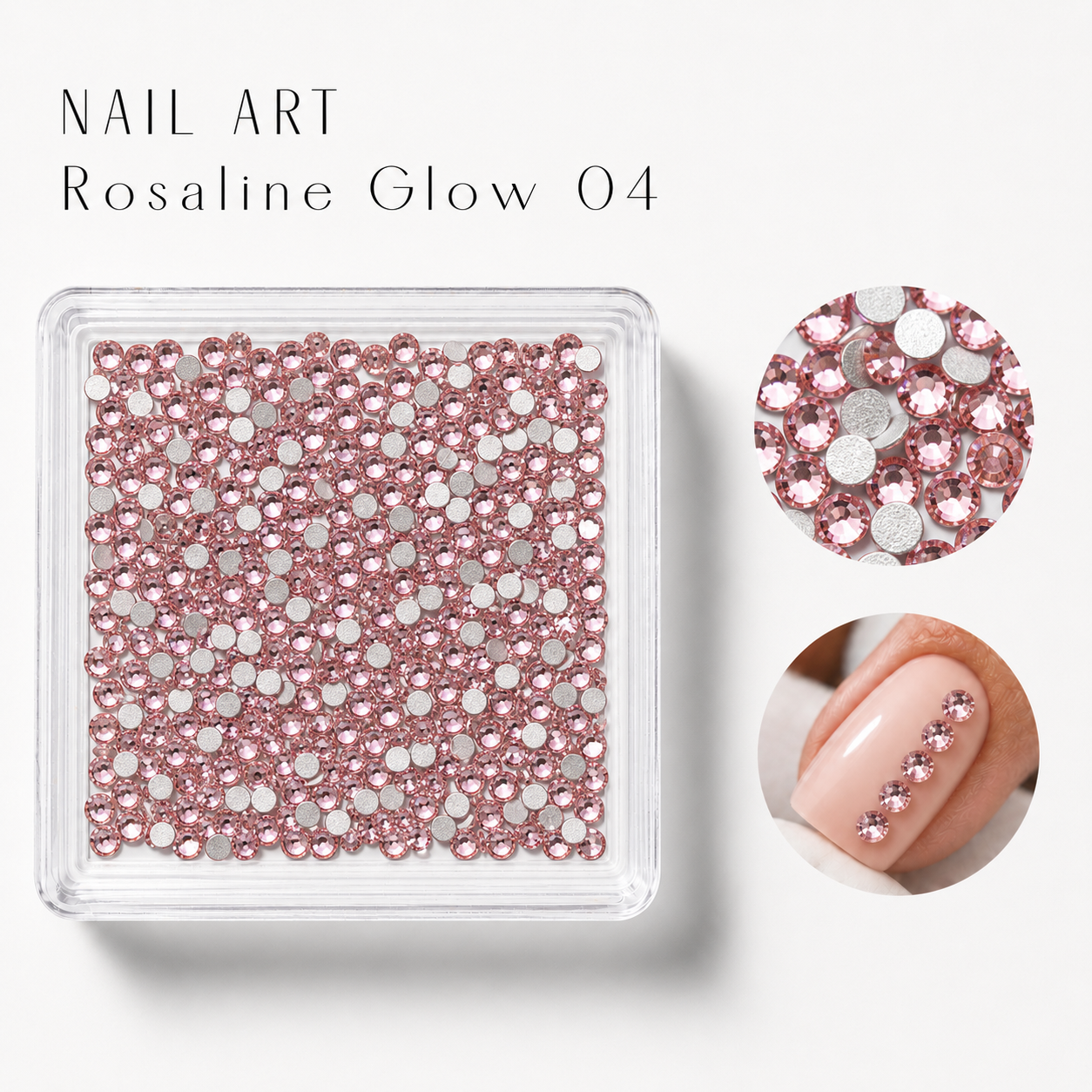 Image of Nail Art Rosaline Glow 04