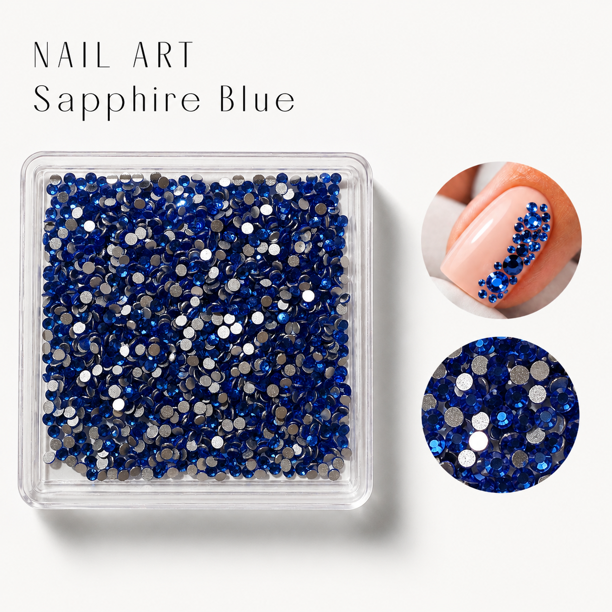 Image of Nail Art Sapphire Blue