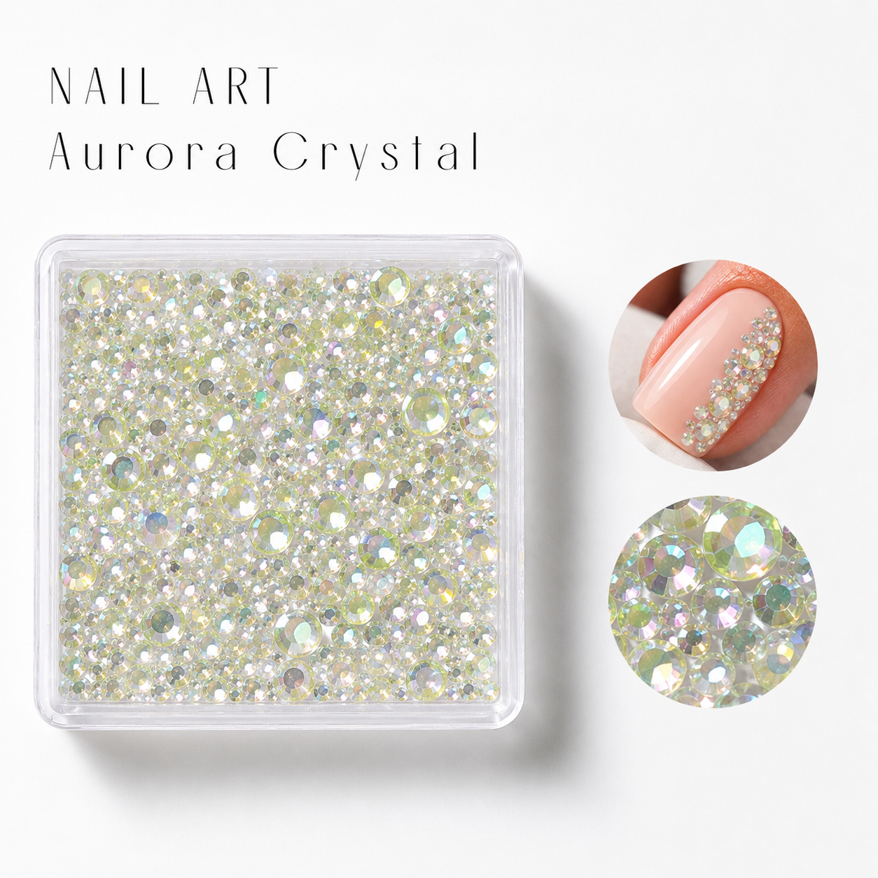 Image of Nail Art Aurora Crystal