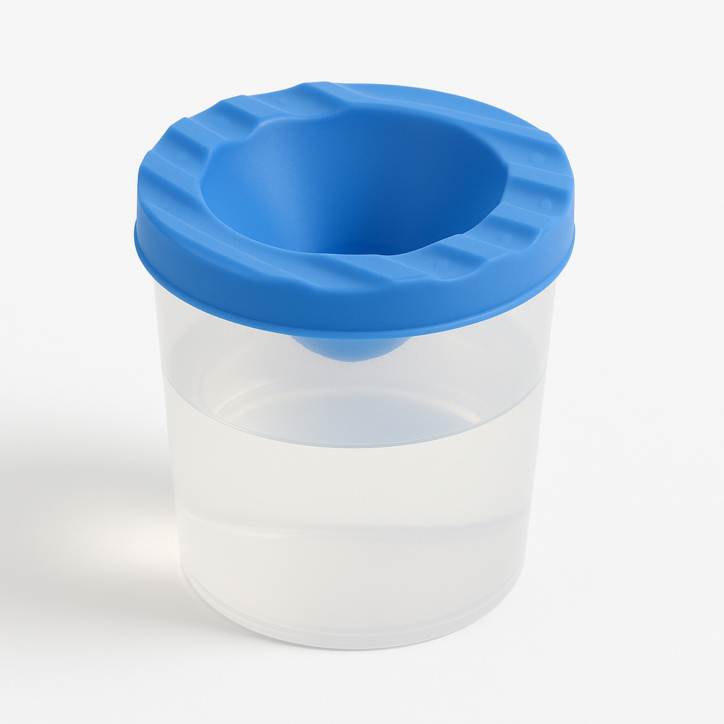 Pahar pentru curatare pensule Blue