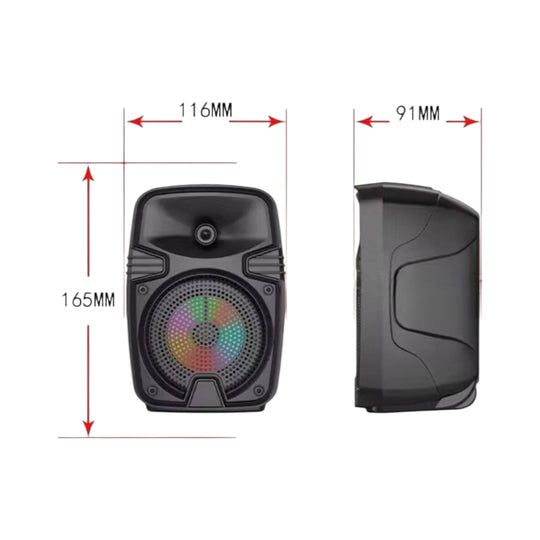 Boxă și radio portabil Speaker, dimensiuni 116x165x91 mm