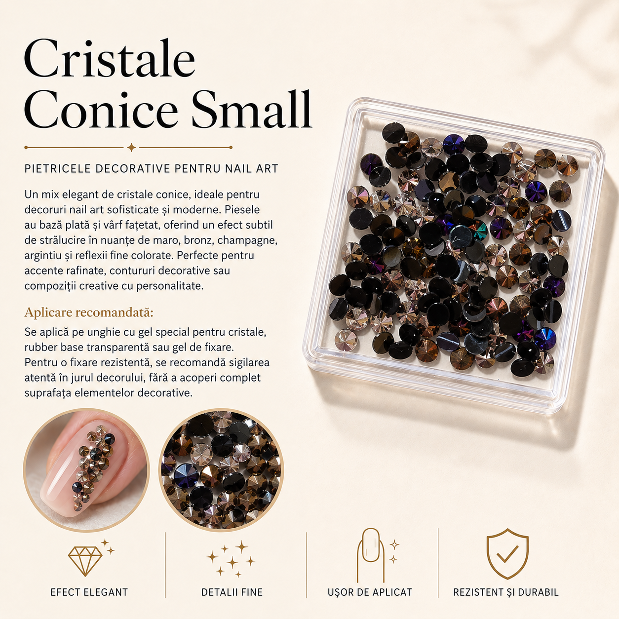 Image of Nail Art Stras Conic