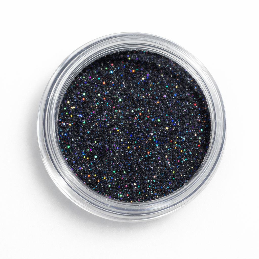 Decor Glitter Black Inserții AB (super shiny)