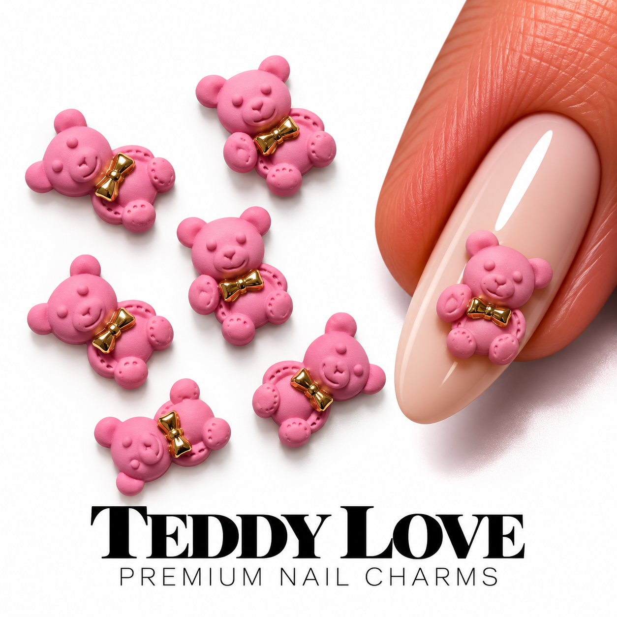 Image of Nail Art Teddy Love