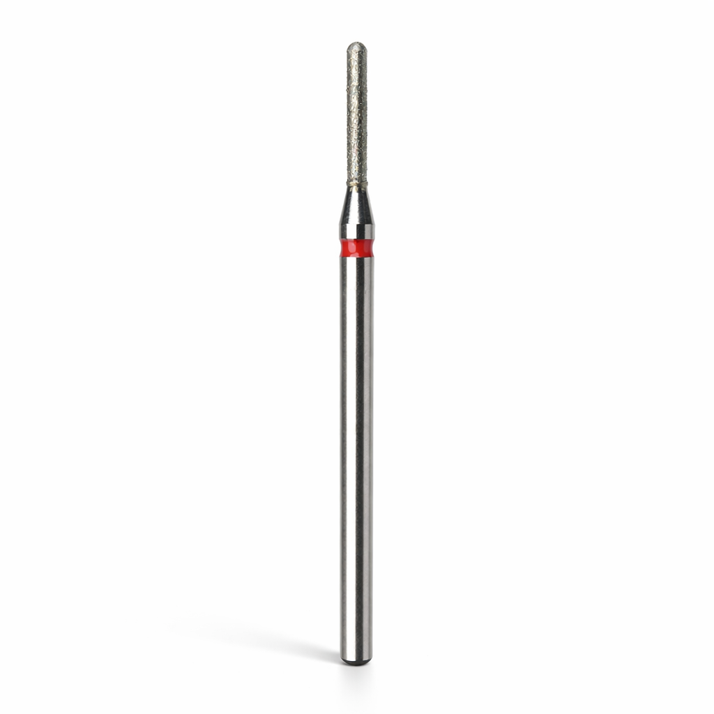 Image of Bit Freza Diamant,Flacara Lung Rotunjit Rosu 1.4mm ZONA