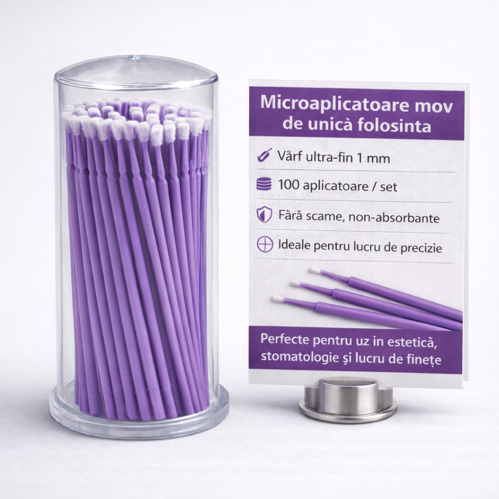Image of Microaplicatoare Unica Folosinta 1mm Purple
