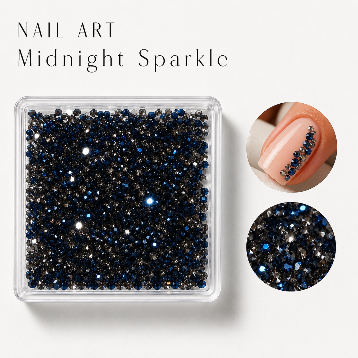 Image of Nail Art Midnight Sparkle