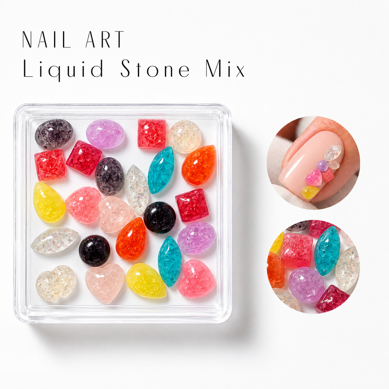 Image of Nail Art Liquid Stone Mix