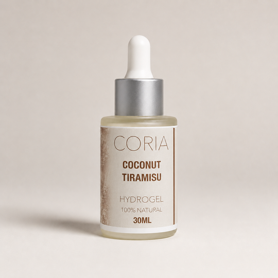 Hydrogel pentru cuticule Coconut Tiramisu Coria, flacon 30 ml cu pipetă