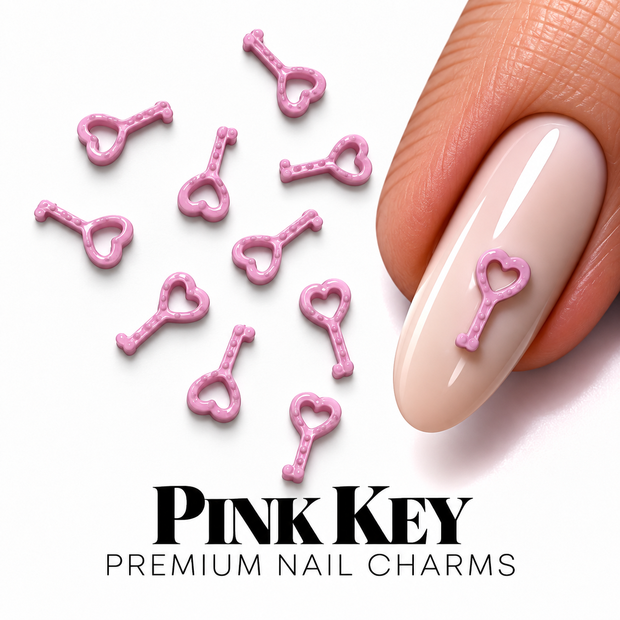 Image of Nail Art Pink Key
