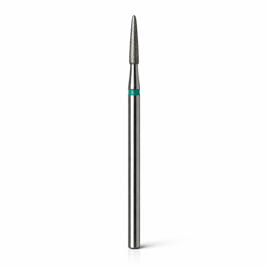 Bit freză diamantat flacără 1,8 mm SIZE, inel verde