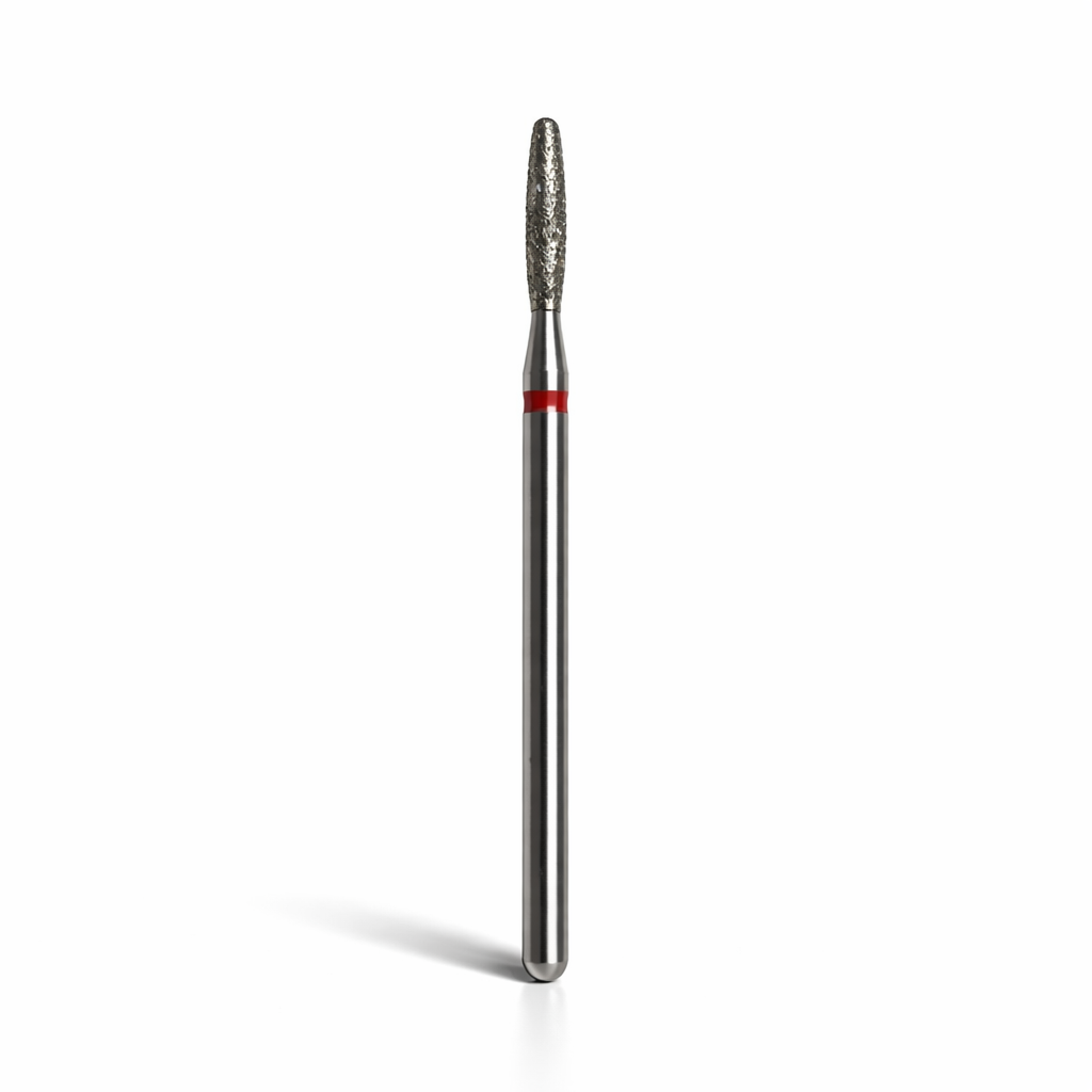 Image of Bit Diamantat Flacara Rotunjit Rosu 2.1mm RIXO