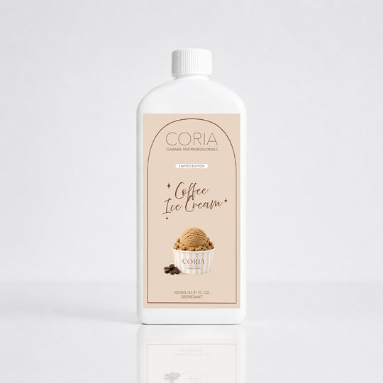 Cleaner Coria Coffee Ice Cream 1000 ml, flacon pentru profesioniști