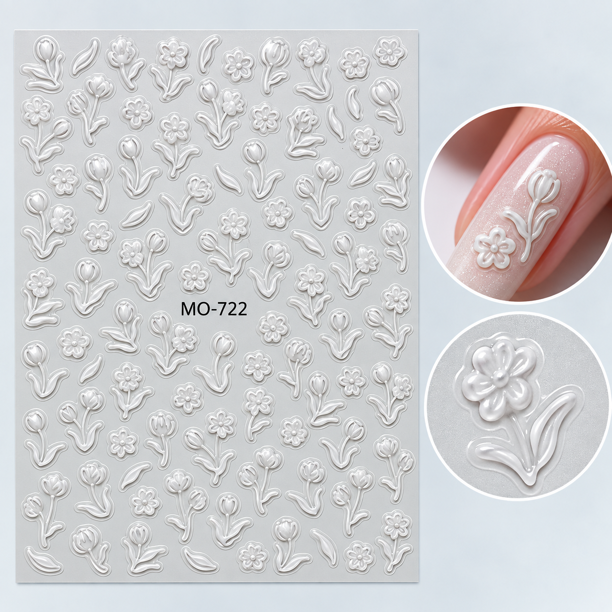 Image of Sticker Nail Art 722 Halo