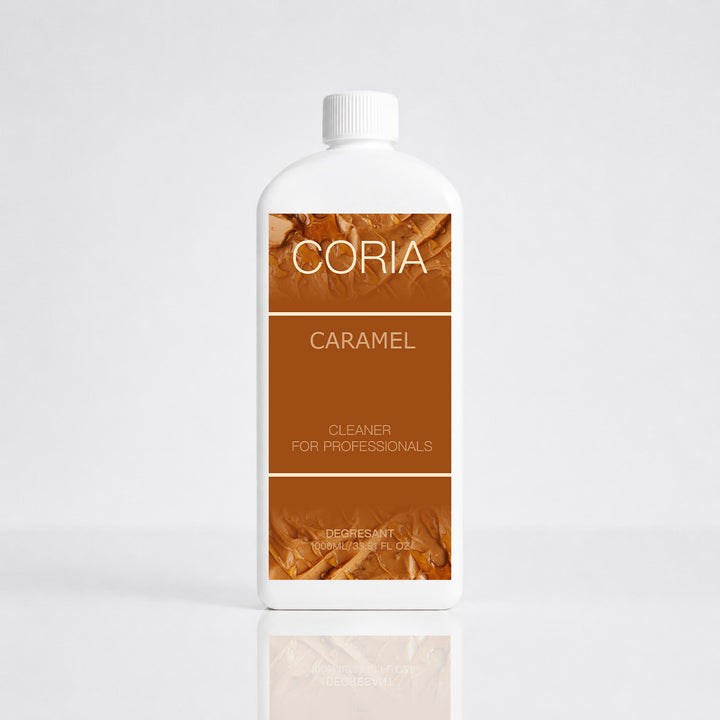 Cleaner Coria Caramel 1000 ml – flacon alb cu etichetă maro
