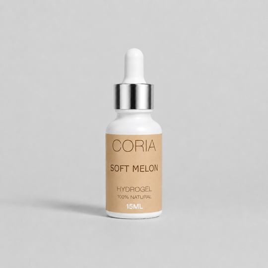 Hydrogel pentru cuticule Soft Melon Coria, flacon 15 ml cu pipetă