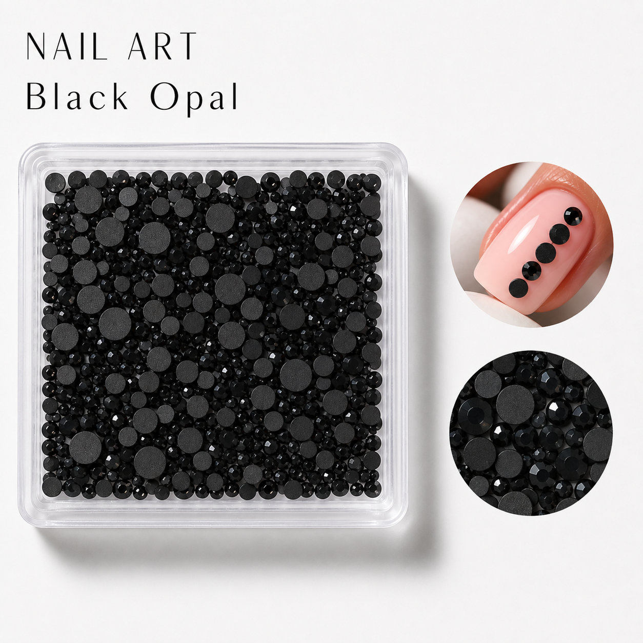 Image of Nail Art Black Opal