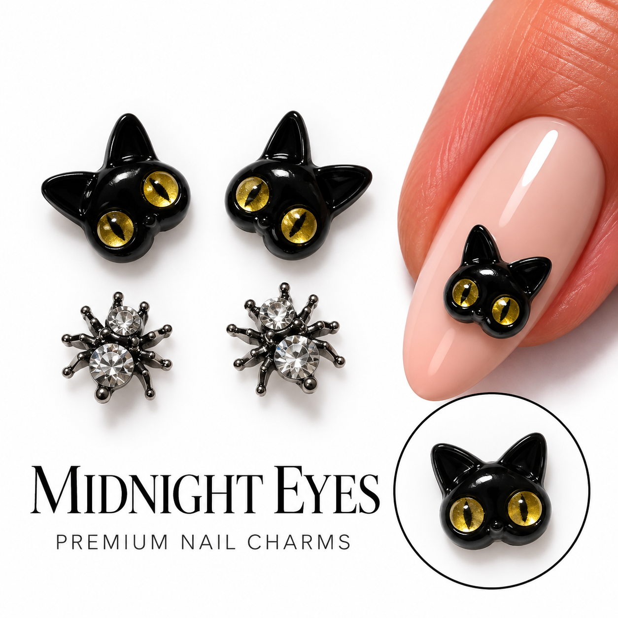 Image of Nail Art Midnight Eyes