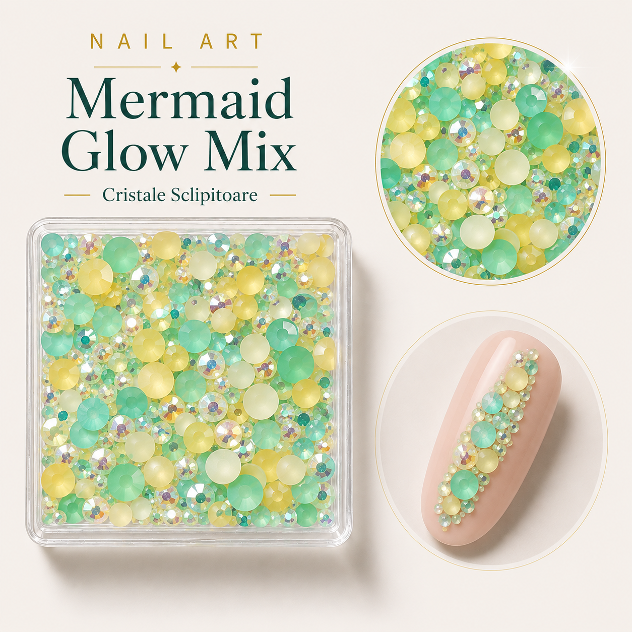 Image of Nail Art Mermaid Glow Mix