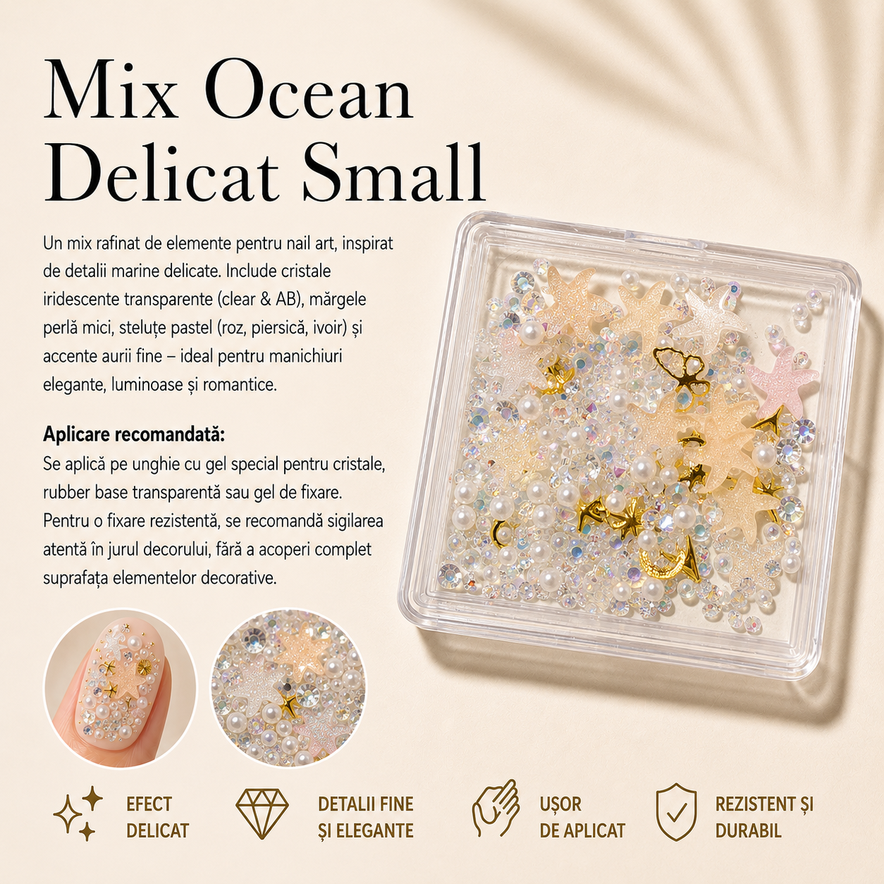 Image of Nail Art Mix Ocean Delicate